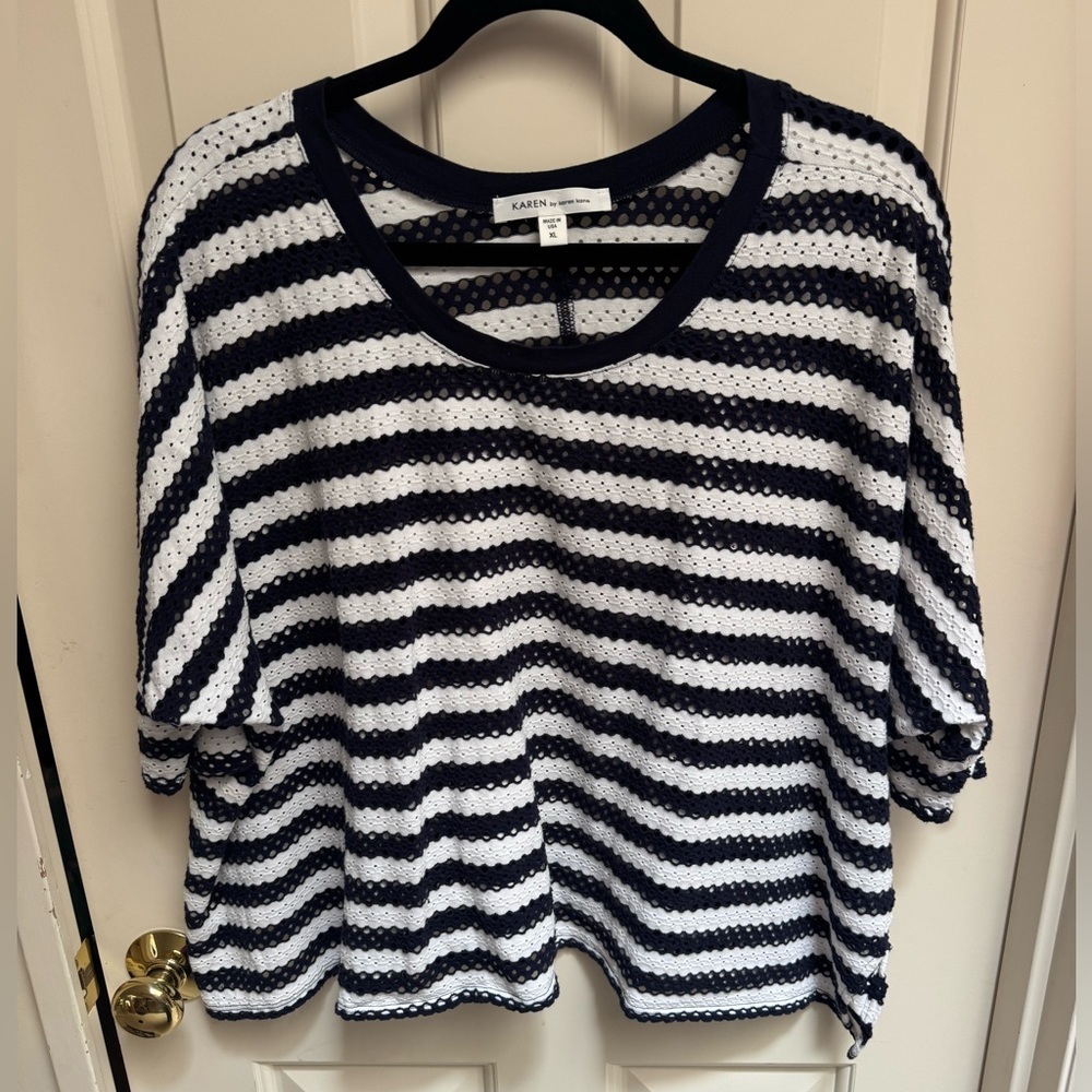 Karen Kane Crochet Top